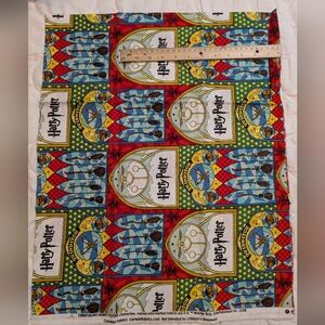 Harry Potter Fabric Hogwarts Stained Glass -HALF YARD -100% Cotton